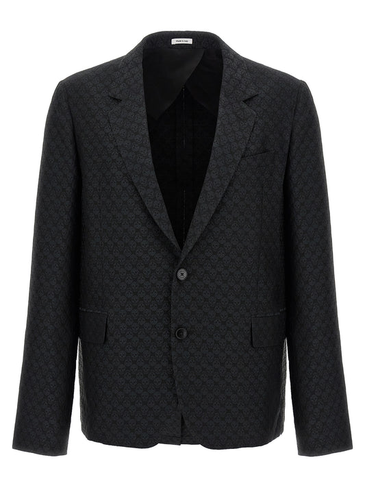 Alexander McQueen Skull Blazer Jacket — Black, Men