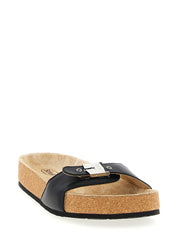 Balenciaga Sandals — X Scholl Ergonomic Black Calf Leather