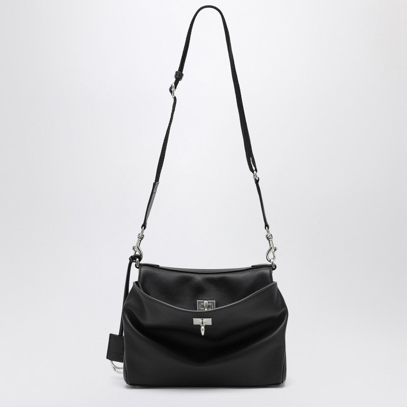 Petit sac bandoulière Rodeo noir Balenciaga en cuir de veau