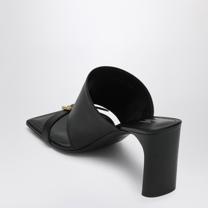 Sandales Balenciaga Bel Air en cuir noir