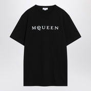 Alexander McQueen Black cotton jersey t-shirt