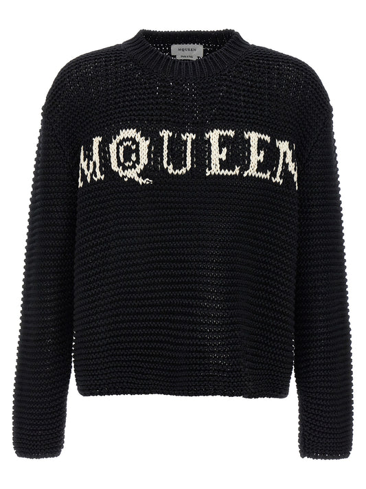 Alexander McQueen Logo Sweater — Men's Knitwear, €450