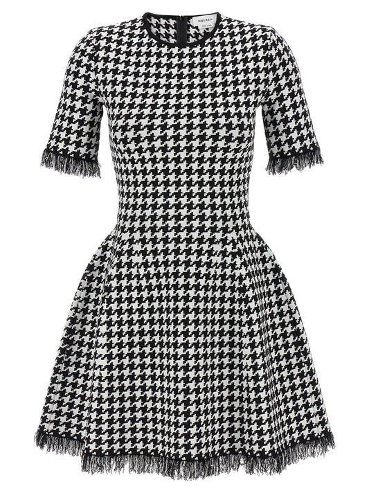 Alexander McQueen Houndstooth Dress — Mini Panier