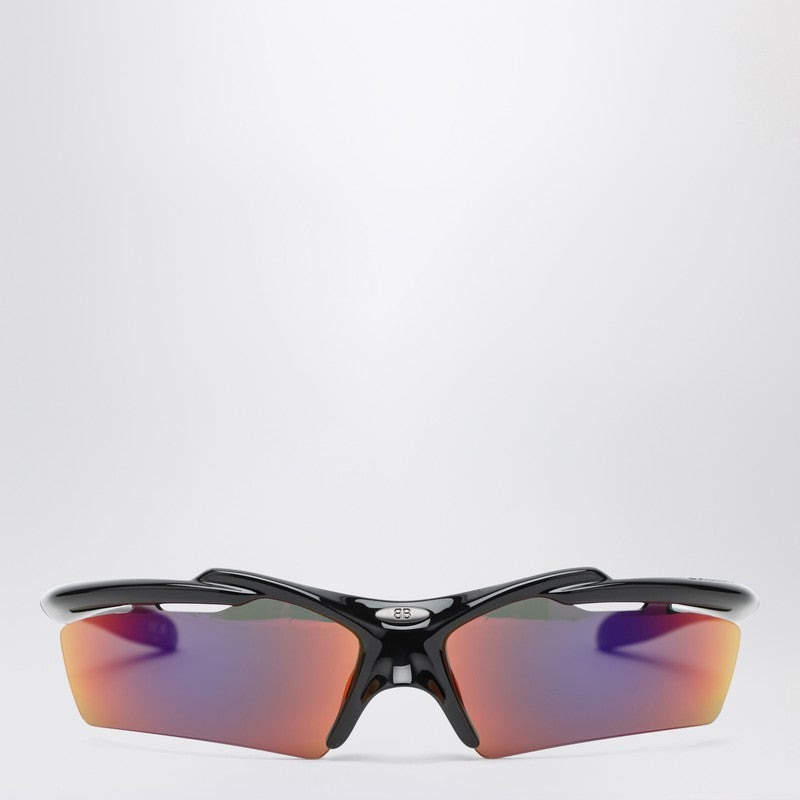 Balenciaga Turbo Rectangle black/Infrared sunglasses