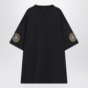Balenciaga Faded black dry fleece Uniform Merch T-shirt