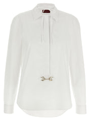 Gucci Horsebit Shirt — Women's Cotton Poplin, White