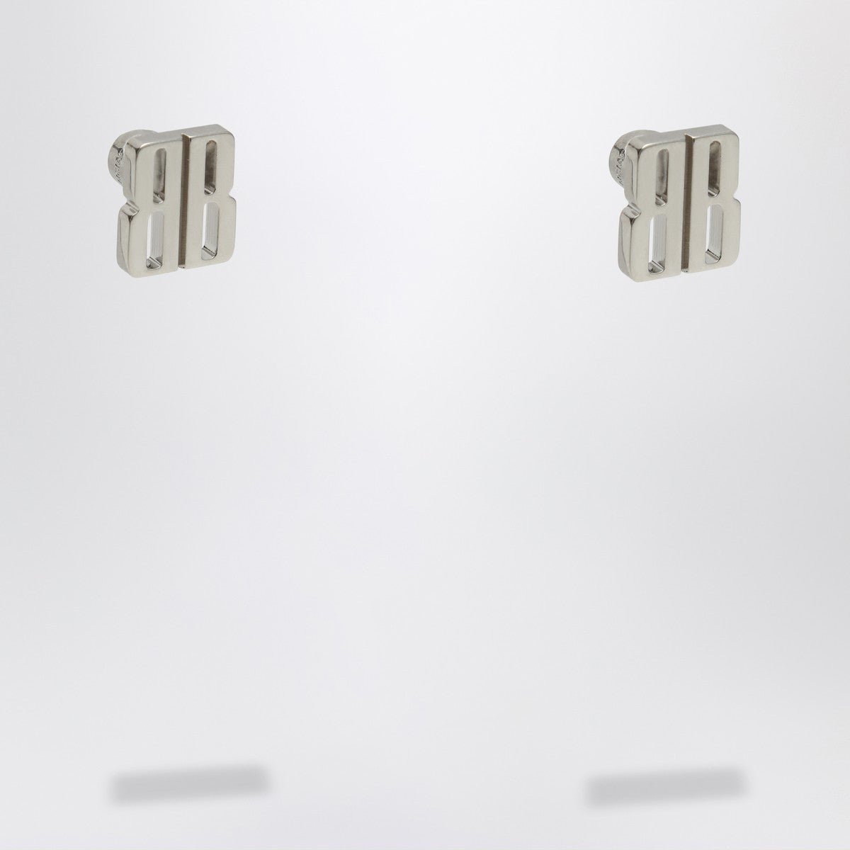 Balenciaga Nano XS silver stud earrings