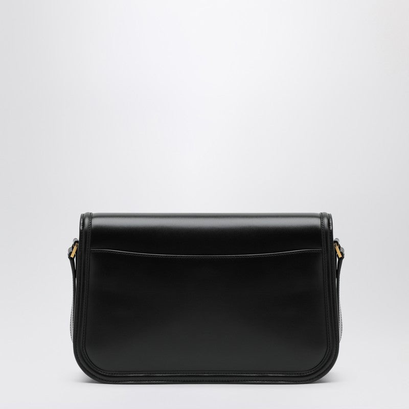 Bolso grande Solferino de Saint Laurent en piel negra