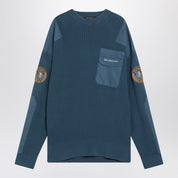 Balenciaga Blue Uniform Merch cotton jumper