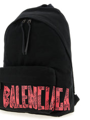 Balenciaga Tape Type Backpack — Men's Black Backpack