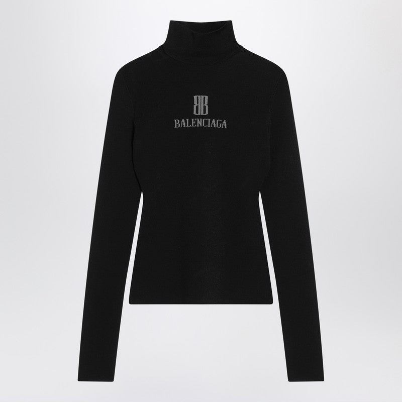 Balenciaga Black Nano BB turtleneck sweater