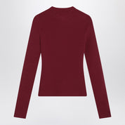 Balenciaga Ribbed burgundy Nano BB sweater