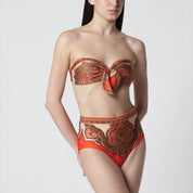 ZIMMERMANN Mahon high-waisted bikini bottoms with Paisley motif