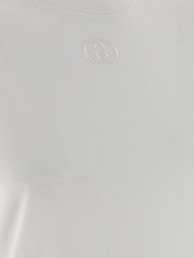 Gucci Incrocio GG T-Shirt — Women's White Topwear