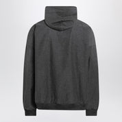 Balenciaga Trompe L'Oeil anthracite mélange cotton sweatshirt