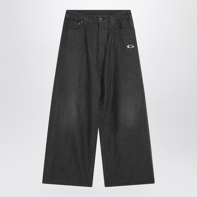 Balenciaga Jogger pants Trompe L?oeil in anthracite grey denim