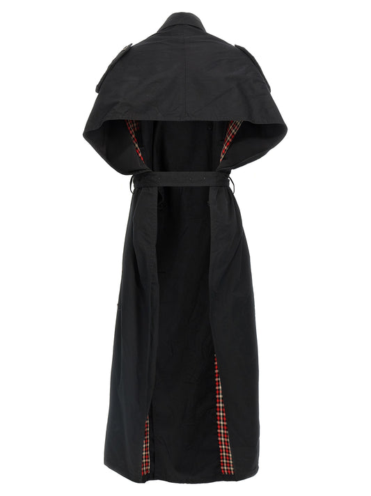 Balenciaga Stole Trench Coat — Women's Wrap Coat