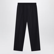 Pantalones anchos de lana negros de Balenciaga