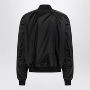 Bomber Balenciaga en nylon noir Uniform Merch Large Fit