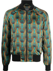 Chaqueta bomber de seda naranja de Ozwald Boateng Coats