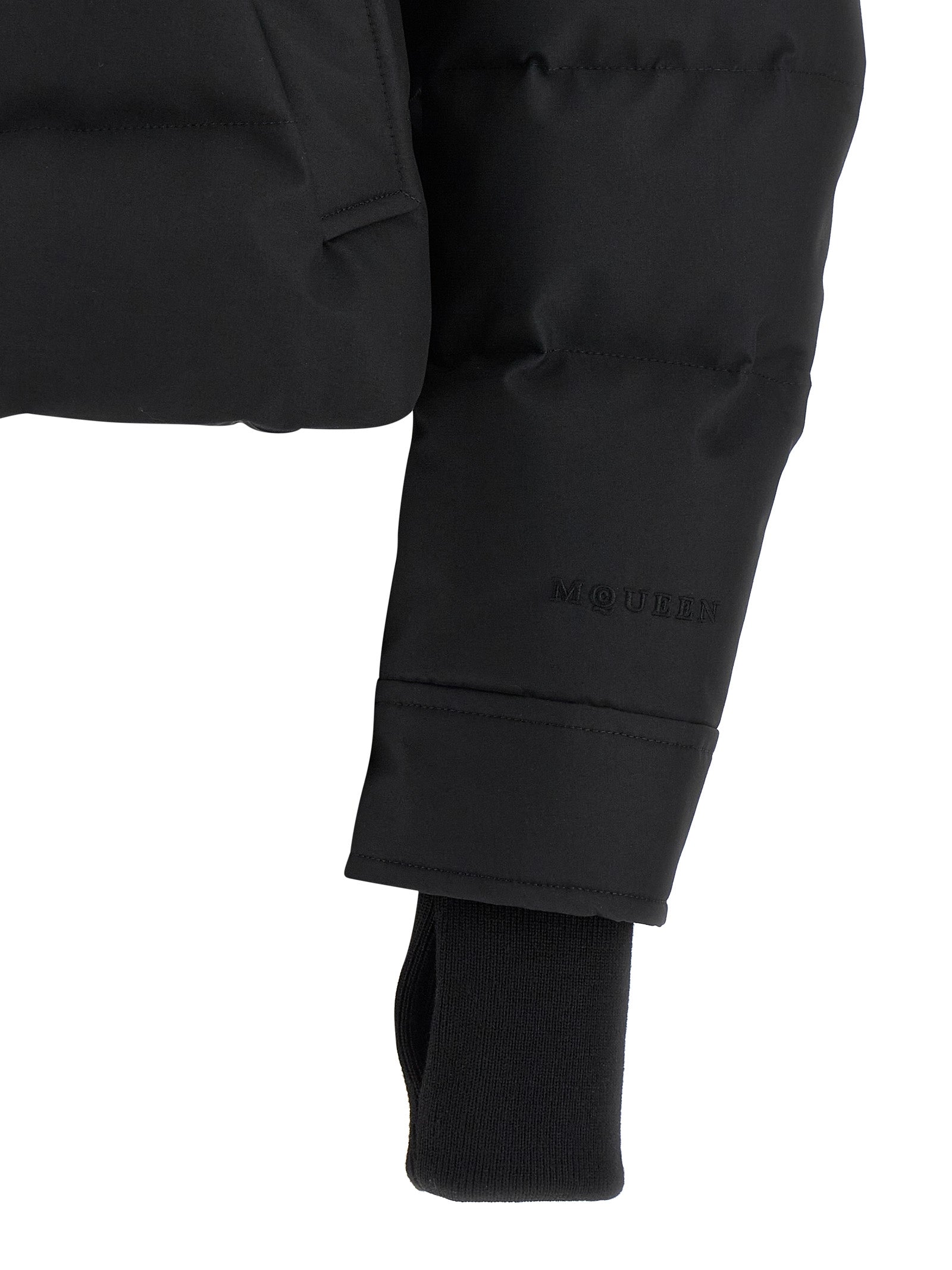 Mcqueen Cropped Down Jacket