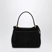 Balenciaga Rodeo Mini handbag in calf suede, black