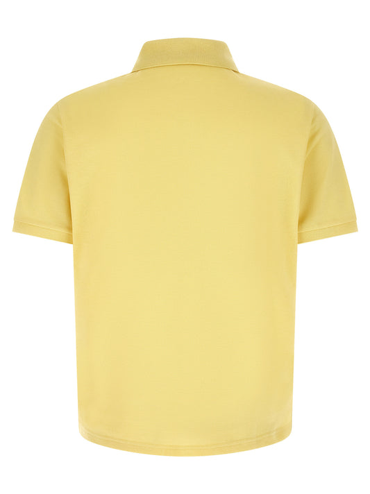 Saint Laurent Cassandre Polo Shirt — Yellow Men's Shirt