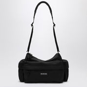 Petit sac de voyage en nylon noir Balenciaga