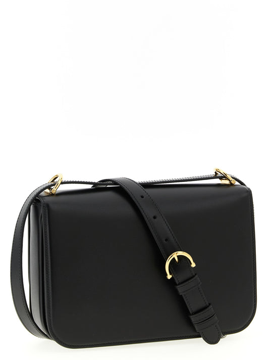 Gucci Siena Crossbody Bag — Black Leather Shoulder Bag