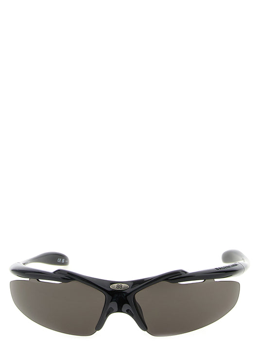 Balenciaga Turbo D-frame Sunglasses — Men’s Black
