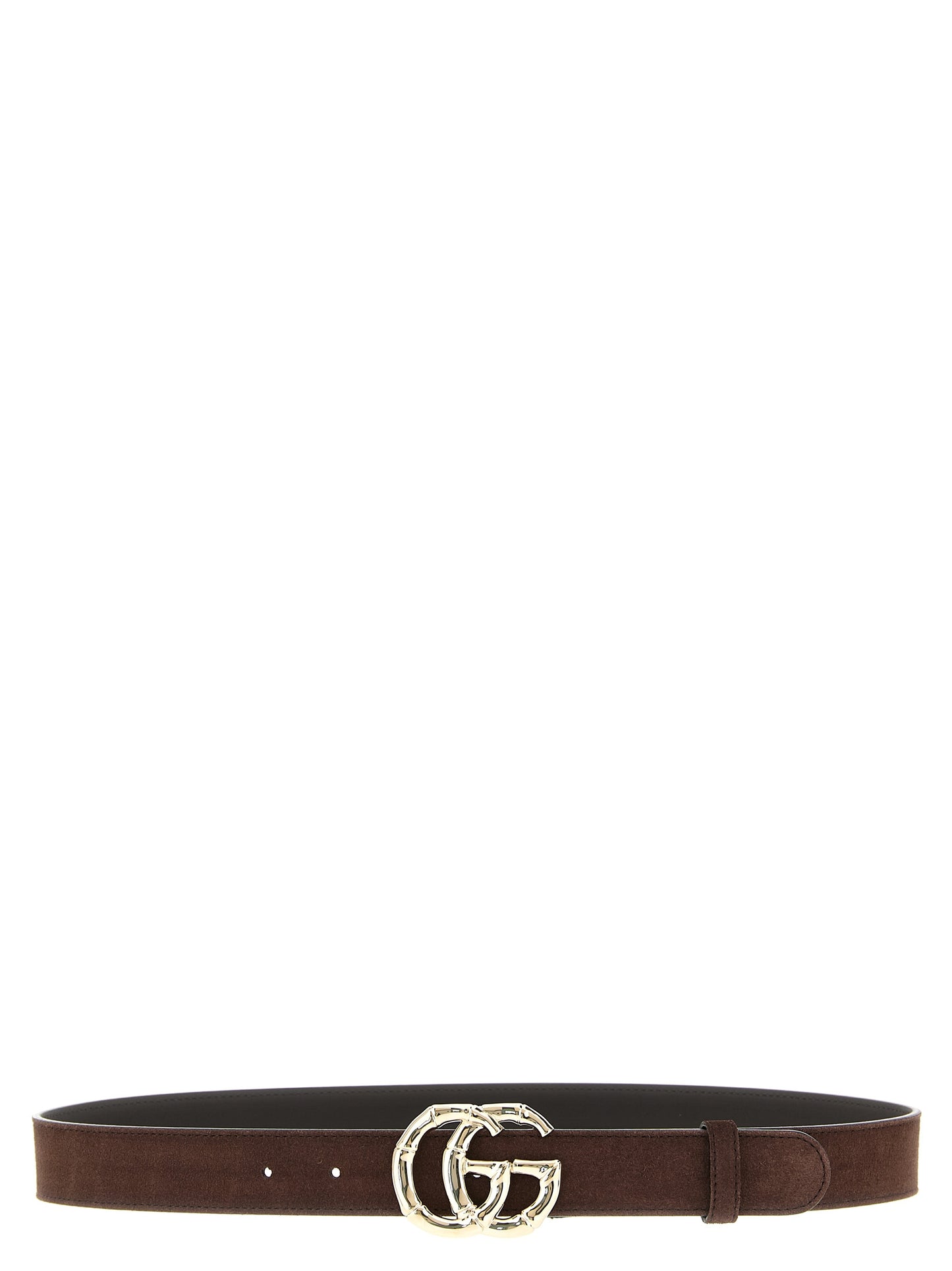 Gucci GG Marmont Belt — Suede Double G 3cm