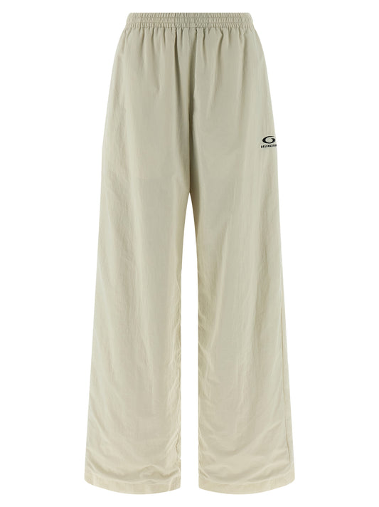 Balenciaga Tracksuit Joggers — Beige Trousers for Women