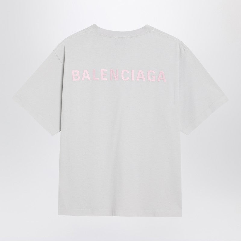 Balenciaga White Back Medium Fit T-shirt