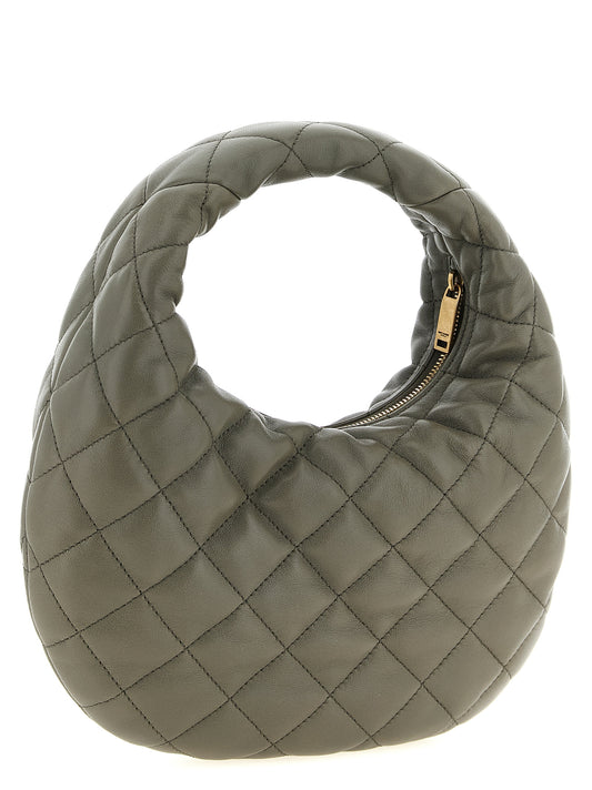 Saint Laurent Icarino Baby Handbag — Gray Lamb Nappa