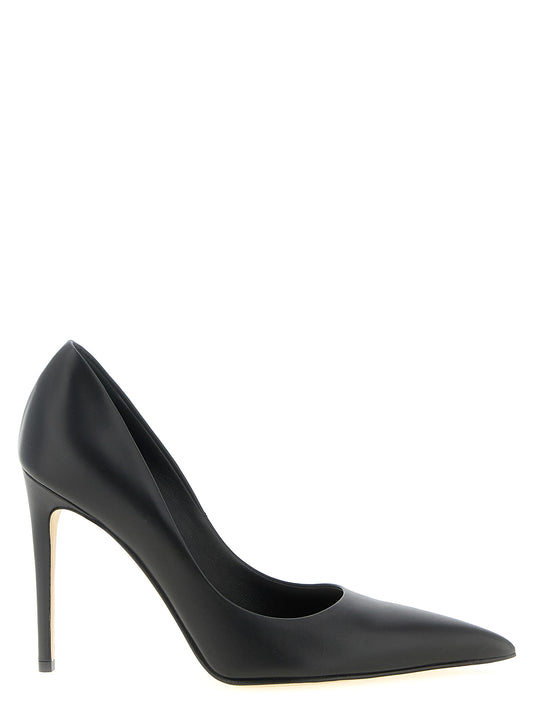 Alexander McQueen Leather Pumps — Black Stiletto 10cm
