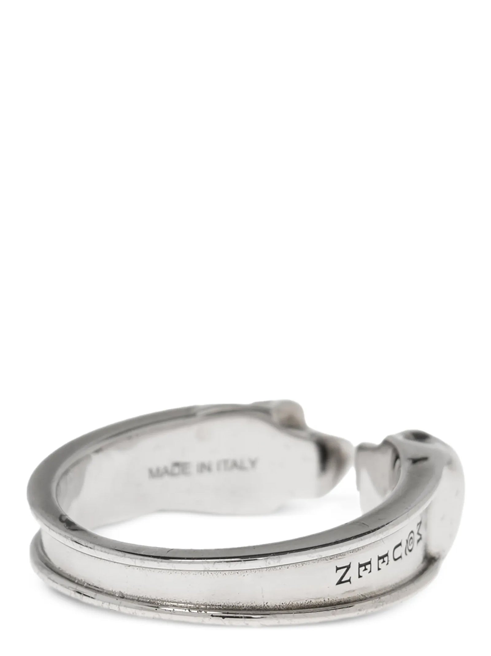 Alexander McQueen Thin Twin Skull Ring — Jewellery (Silver)