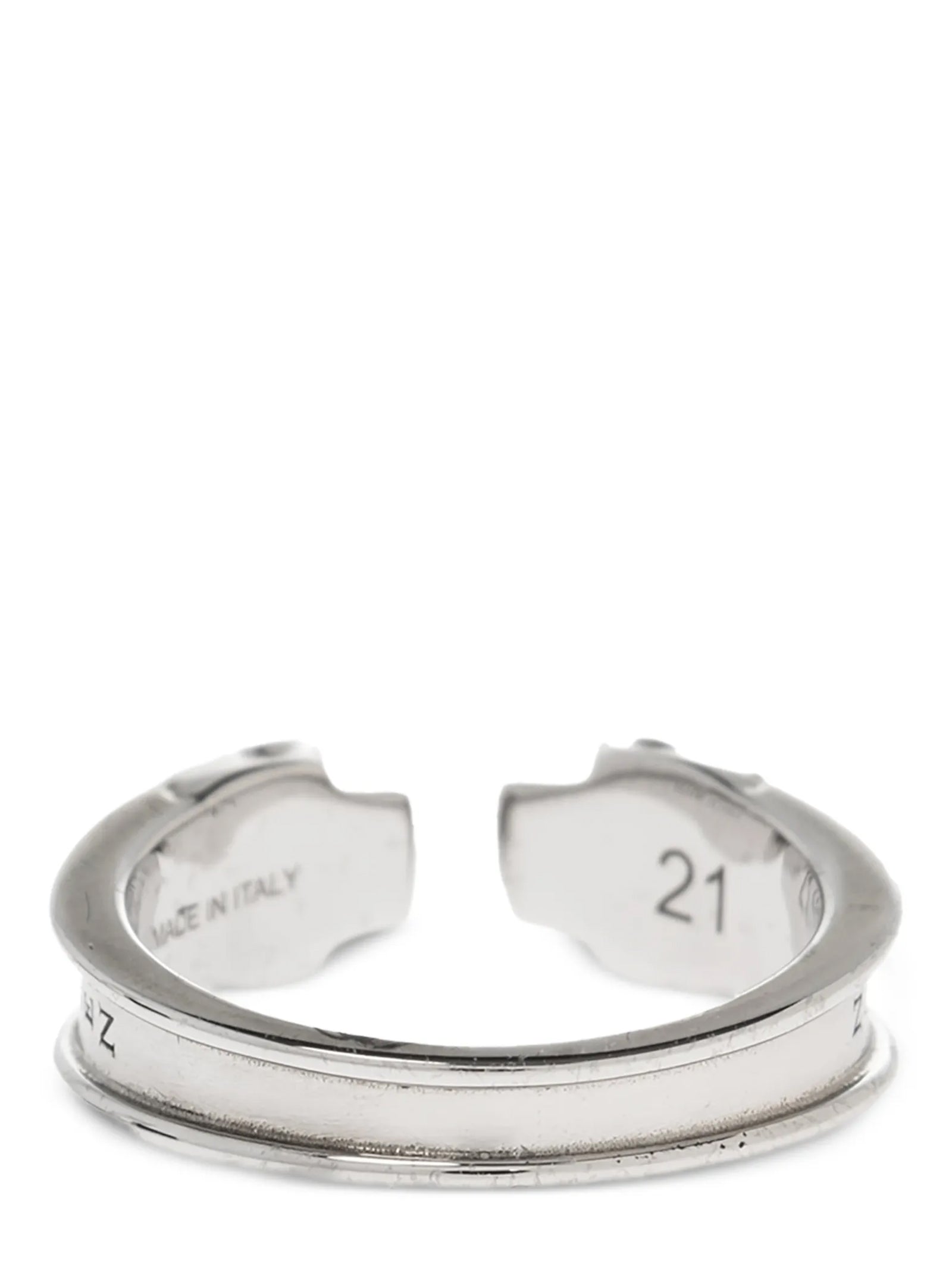 Alexander McQueen Thin Twin Skull Ring — Jewellery (Silver)