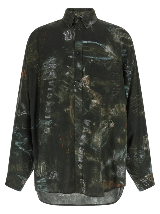Balenciaga Cocoon Shirt — Men's Black Shirt, €650