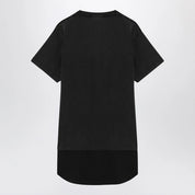 Balenciaga Black washed Loop Sports Icon mini dress
