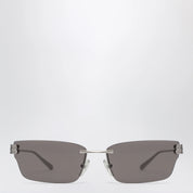 Balenciaga Gossip rectangular Silver/Black sunglasses