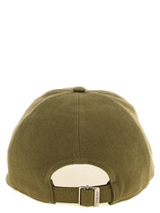 Saint Laurent Cassandre Cap — Cotton Denim Baseball Cap