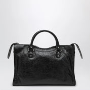 Balenciaga Le City Medium bag in Arena lambskin leather black