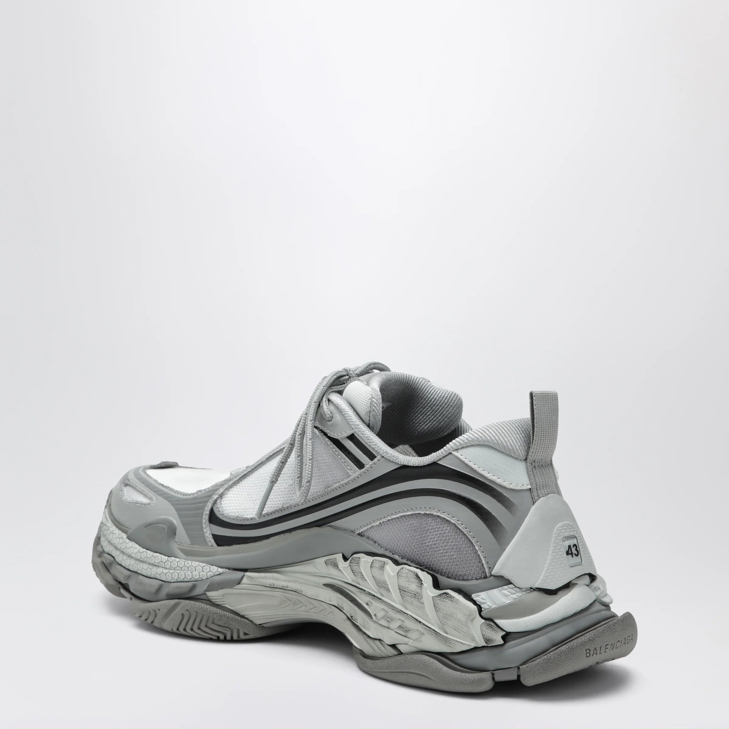 Balenciaga Triple S.2 gradient sneakers in polyurethane, grey