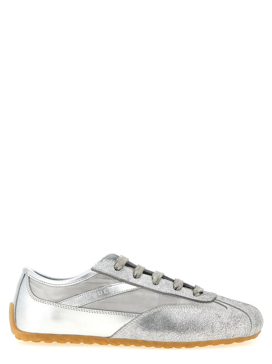Alexander McQueen Sneakers — Boxe Basse Silver, Women