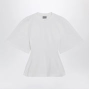 Balenciaga Shaped T-shirt in heavy cotton jersey in white