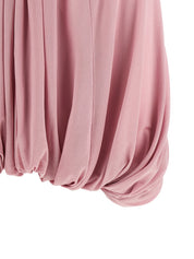 Zimmermann Alchemy Blouse — Pink Draped Shirt