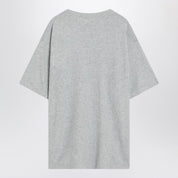 The Row Kaddy T-shirt — Light Grey Brushed Cotton