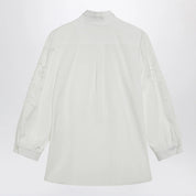 Valentino White shirt with Sangallo embroidery