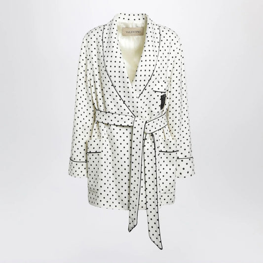 Valentino Supergrain jacket with Plusdepois print