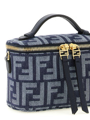 Fendi Vanity Handbag — FF Jacquard Shoulder Bag